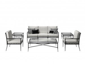 Set Bridgehampton Outdoor Furniture by Williams Sonoma 3D Model