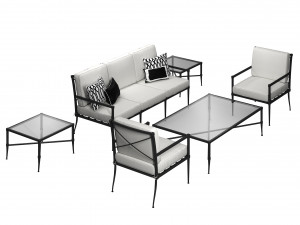 Set Bridgehampton Outdoor Furniture by Williams Sonoma 3D Model