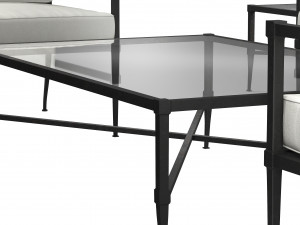 Set Bridgehampton Outdoor Furniture by Williams Sonoma 3D Model