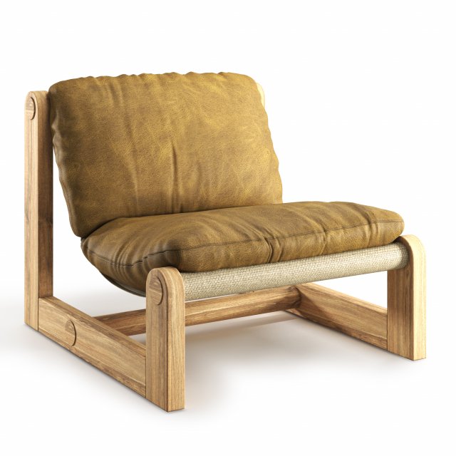 Sling Lounge chair by Jos Wohnen model 3D Model .c4d .max .obj .3ds .fbx .stl .blend 