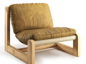 Sling Lounge chair by Jos Wohnen model 3D Model