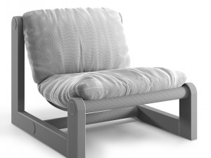 Sling Lounge chair by Jos Wohnen model 3D Model