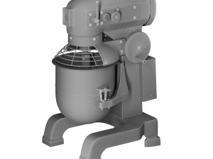 3D VEVOR Commercial Food Mixer 15Qt model 3D Модель