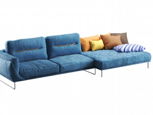 Corner Sofa Habia by Gorini 3D Model