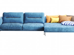 Corner Sofa Habia by Gorini 3D Model