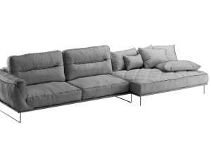 Corner Sofa Habia by Gorini 3D Model