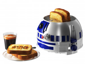 Toaster Star Wars R2D2 by Williams Sonoma 3D Model in Kookgerei