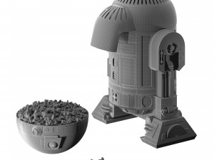 Star Wars R2D2 Popcorn Maker Modèle 3D