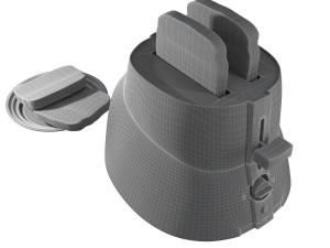 Toaster Star Wars Darth Vader Modello 3D