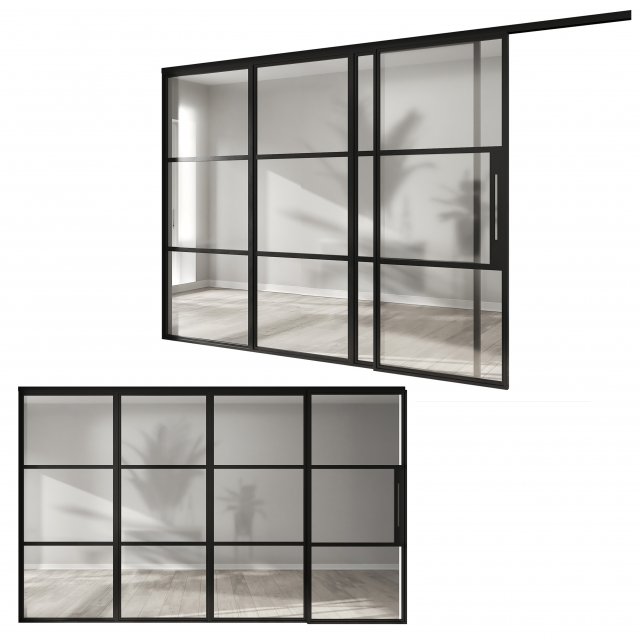 Sliding Doors by Smartsystems 3D Модель .c4d .max .obj .3ds .fbx .stl .blend 