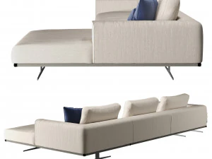 Alea sofa by Smania 3D Model