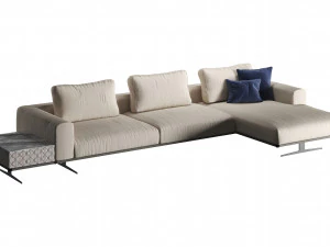 Alea sofa by Smania 3D Model