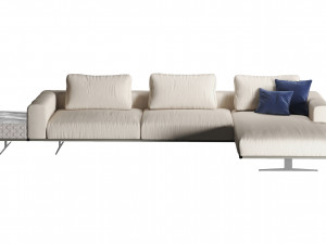 Alea sofa by Smania Model 3D