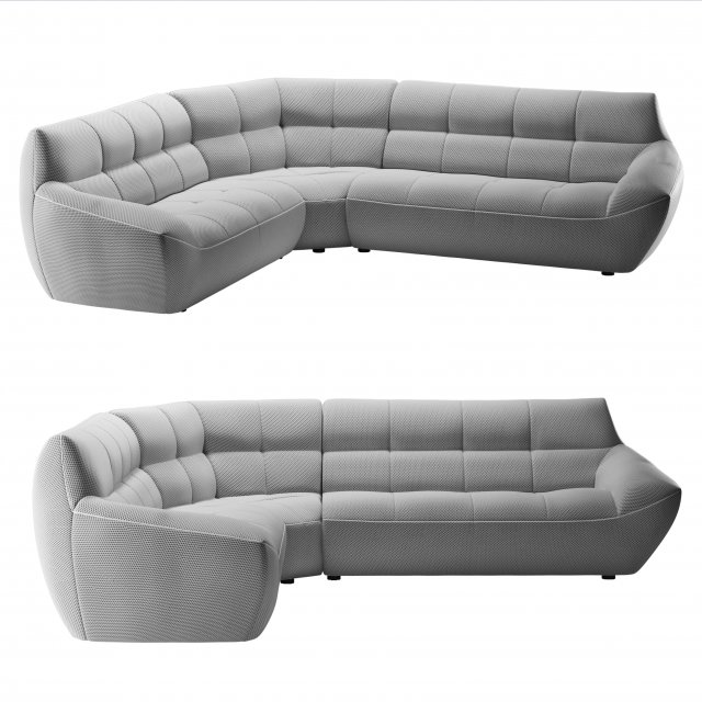 Albatros corner sofa by Nordholtz Modello 3D .c4d .max .obj .3ds .fbx .stl .blend 