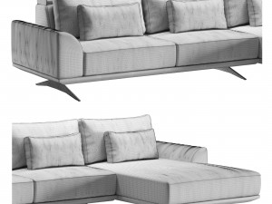 Holger sofa by Nordholtz 3D-Modell