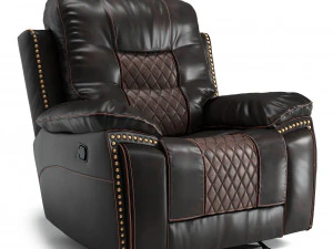 Recliner chair LV3000 Commander Brown 3D Model