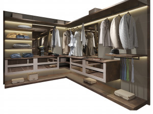 Wardrobe Openwall by Urbanwardrobes 3D 模型