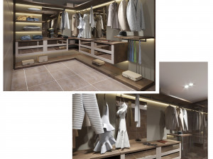 Wardrobe Openwall by Urbanwardrobes 3D 모델