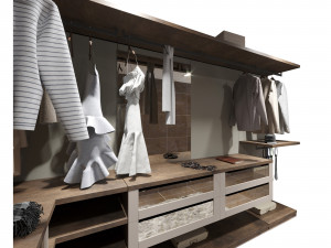 Wardrobe Openwall by Urbanwardrobes 3D 모델
