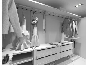 Wardrobe Openwall by Urbanwardrobes 3D 모델