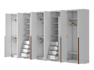Wardrobe Nordic gloss by Urbanwardrobes 3D Model