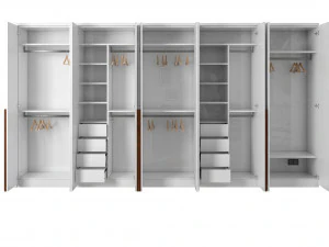 Wardrobe Nordic gloss by Urbanwardrobes 3D Model