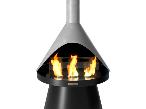 Камин Lloyd Terraflame от печи Solo 3D Модель