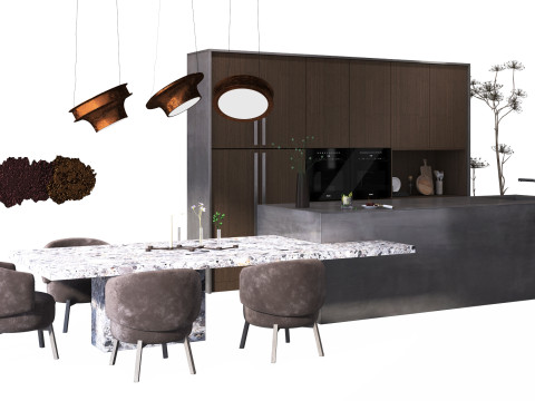 LINES kitchen by Pietboon 3D Model