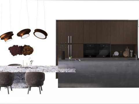 LINES kitchen by Pietboon 3D 모델