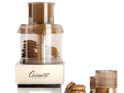 Food processor 50TH Anniversary Edition by Cuisinart Modelo 3D