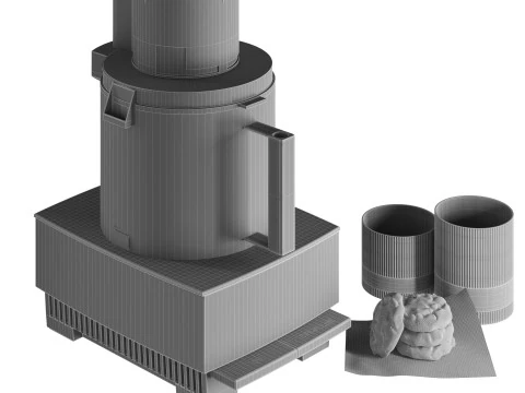 Food processor 50TH Anniversary Edition by Cuisinart 3D Model