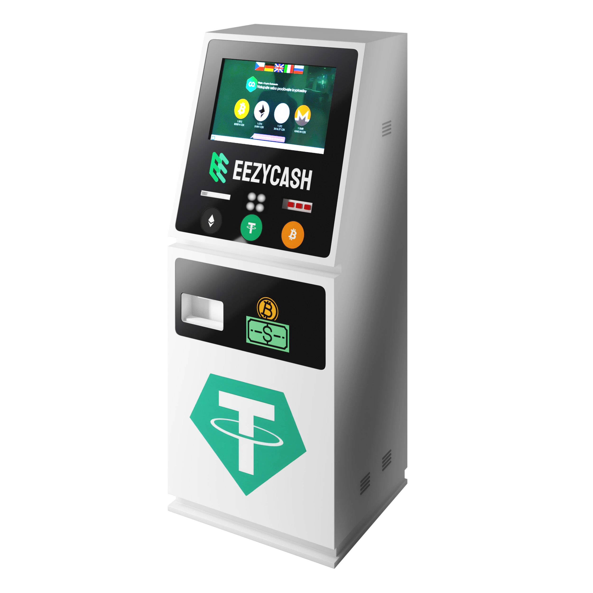 Bitcoin ATM 3D Model .c4d .max .obj .3ds .fbx .stl .blend