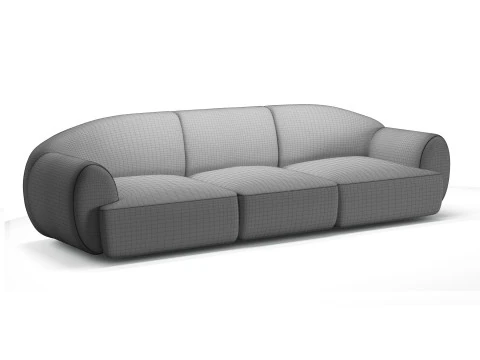 Memoria sofa by Karim Rashid Natuzzi 3D Model