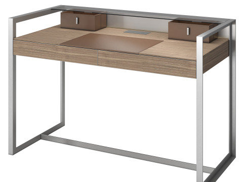 Writing desk Rialto by Rimadesio 3D Model