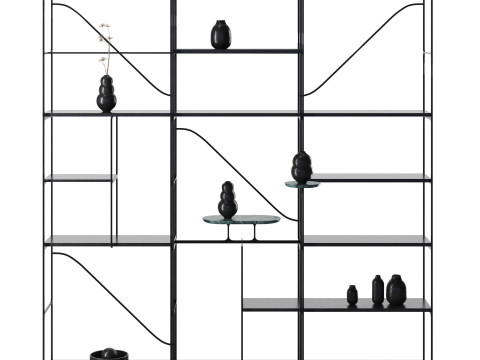 Etna bookshelf by Lithea 3D मॉडल