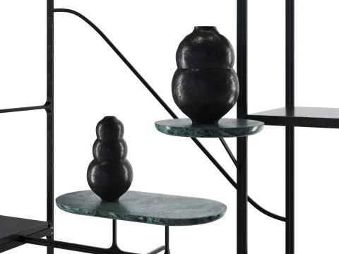 Etna bookshelf by Lithea 3D Model