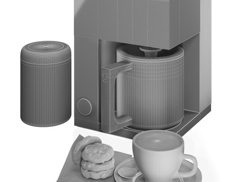 Aiden Precision Coffee Maker by Fellow 3D मॉडल
