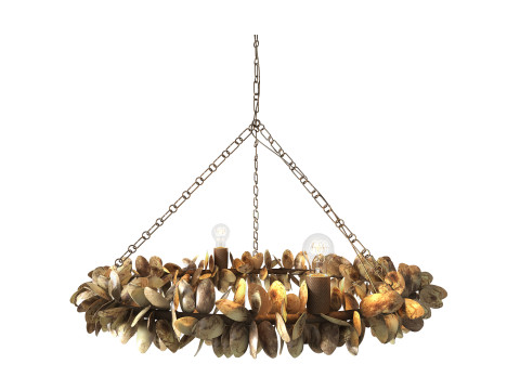 Siena chandelier by Palecek 3D Model