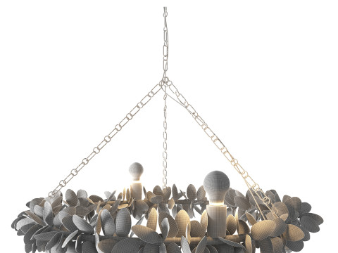 Siena chandelier by Palecek 3D Model