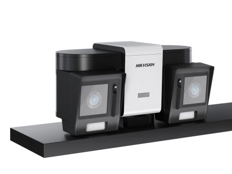 Omnicamera a doppio obiettivo DeepinView di Hikvision Modello 3D