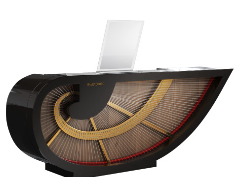 Piano Ravenchord Modelo 3D