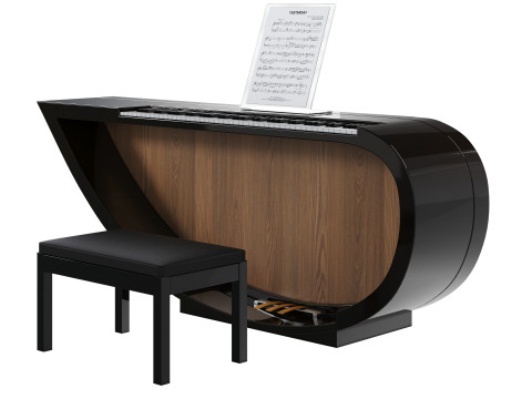 Piano Ravenchord Modelo 3D