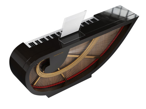 Piano Ravenchord Modelo 3D