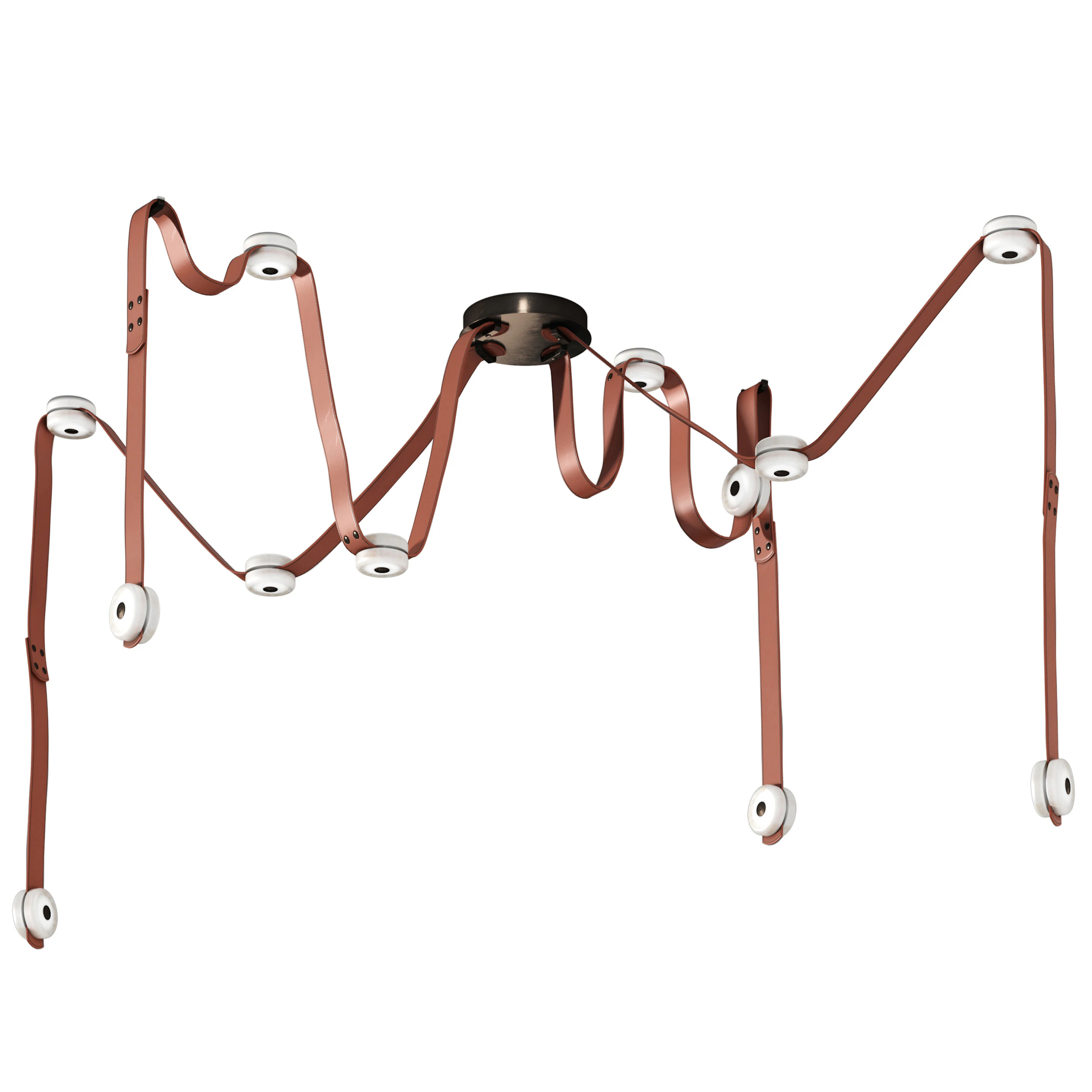 Grande suspension LED SNAPS par Hubbardtonforge Modèle 3D .c4d .max .obj .3ds .fbx .stl .blend 