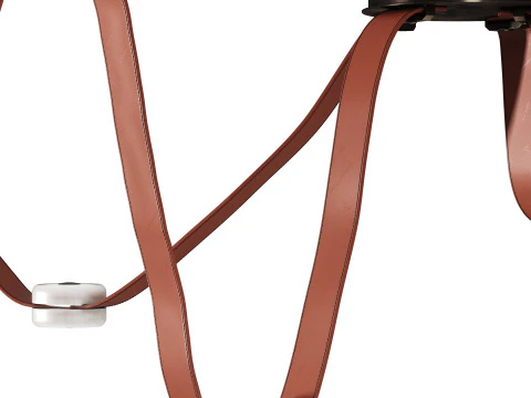 Grande suspension LED SNAPS par Hubbardtonforge Modèle 3D