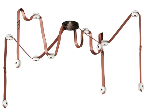 Grande suspension LED SNAPS par Hubbardtonforge Modèle 3D