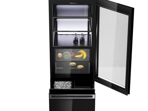 Casarte brand fully built-in two-door ice bar by Haier Modelo 3D