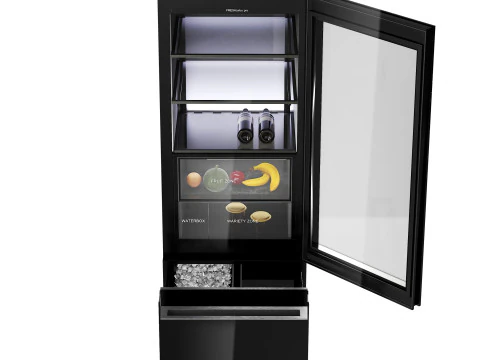 Barra de gelo de duas portas totalmente integrada da marca Casarte da Haier Modelo 3D