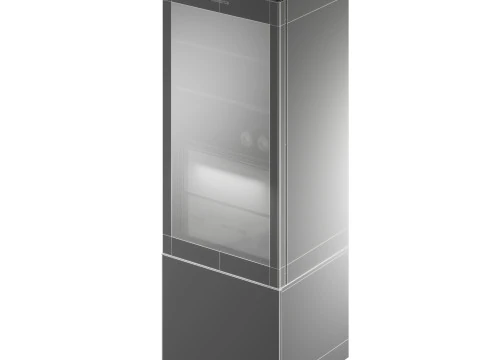 Barra de gelo de duas portas totalmente integrada da marca Casarte da Haier Modelo 3D