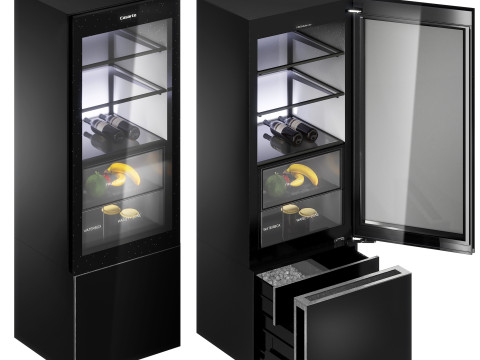 Casarte brand fully built-in two-door ice bar by Haier 3D-Modell